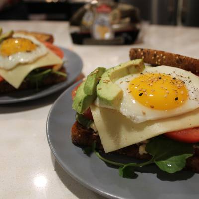 The most nutritious, finger-licking breakfast sandwich!