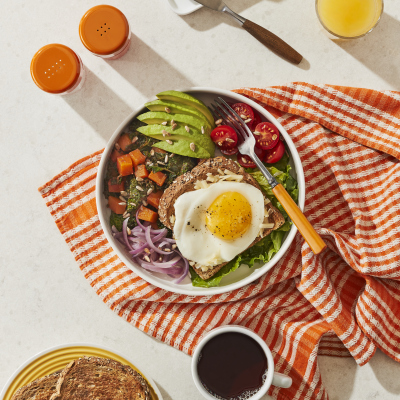 Gourmet Bowl with Kale and Squash