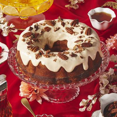 Maple Bundt Cake with Nuts