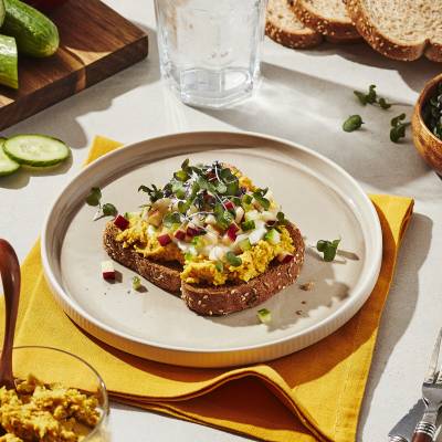 Collation pleine conscience pomme-cari